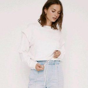 Pistola Lenora Sweatshirt in Le Blanc